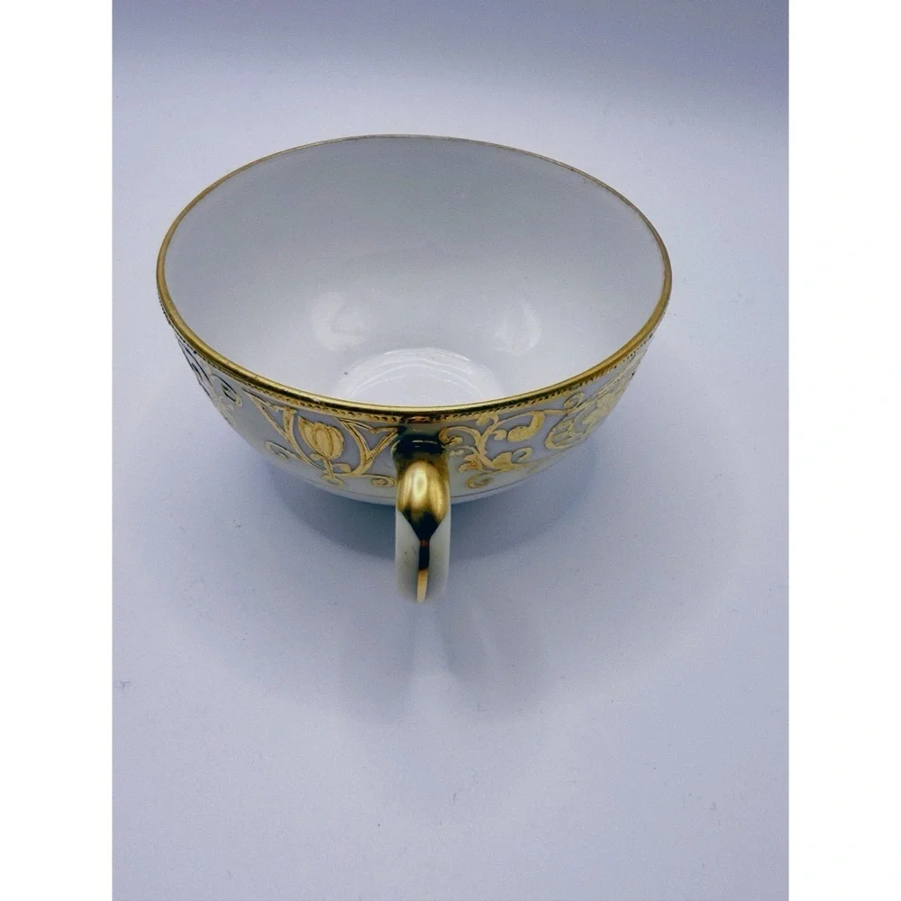 Noritake Christmas Ball Teacup and Saucer Set